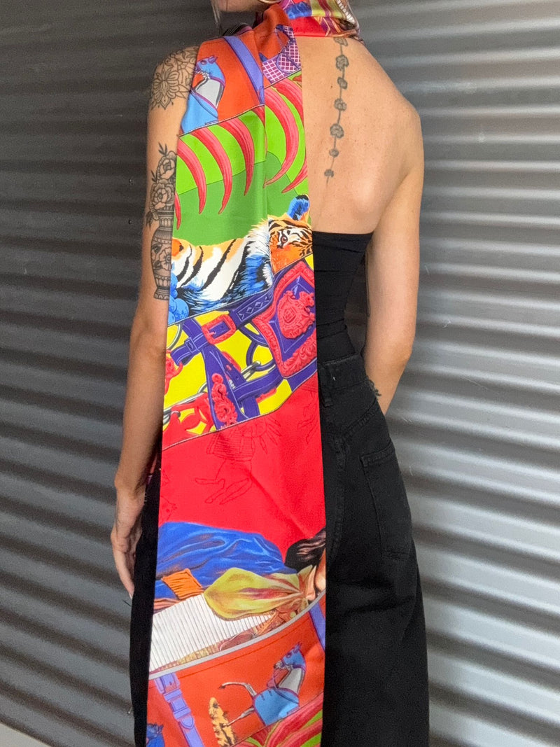 HERMES Silk Scarf