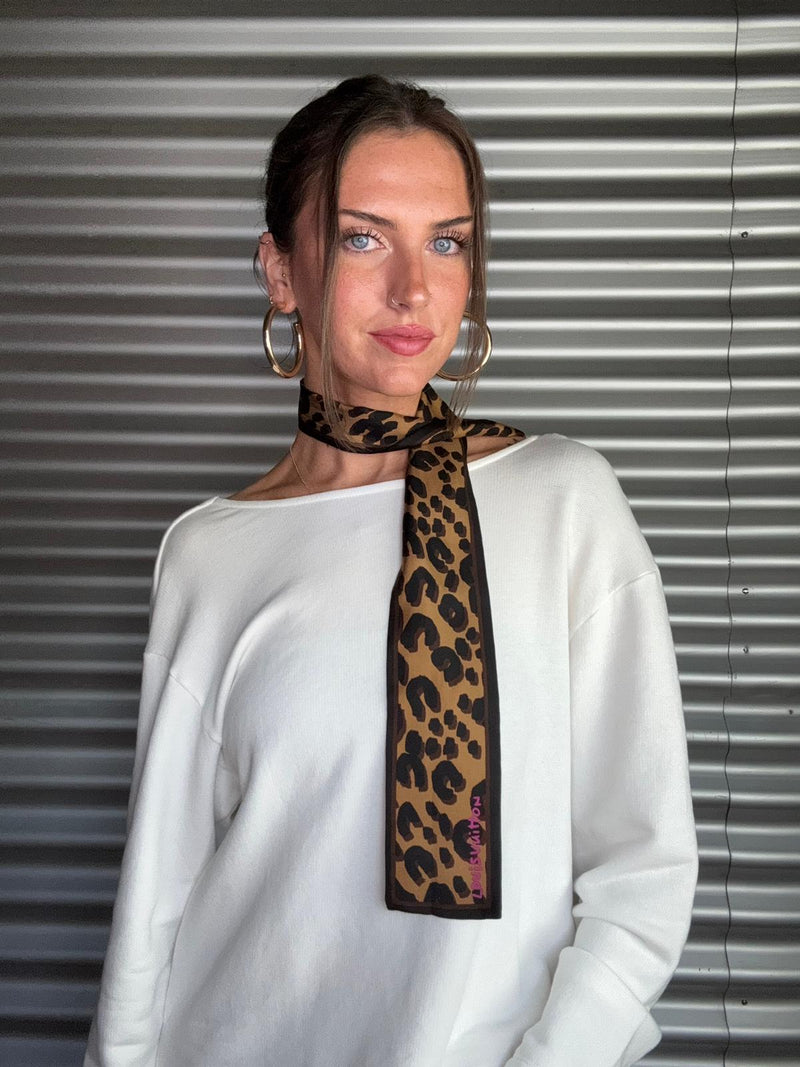 LOUIS VUITTON X STEPHEN SPROUSE Silk Bandeau Scarf