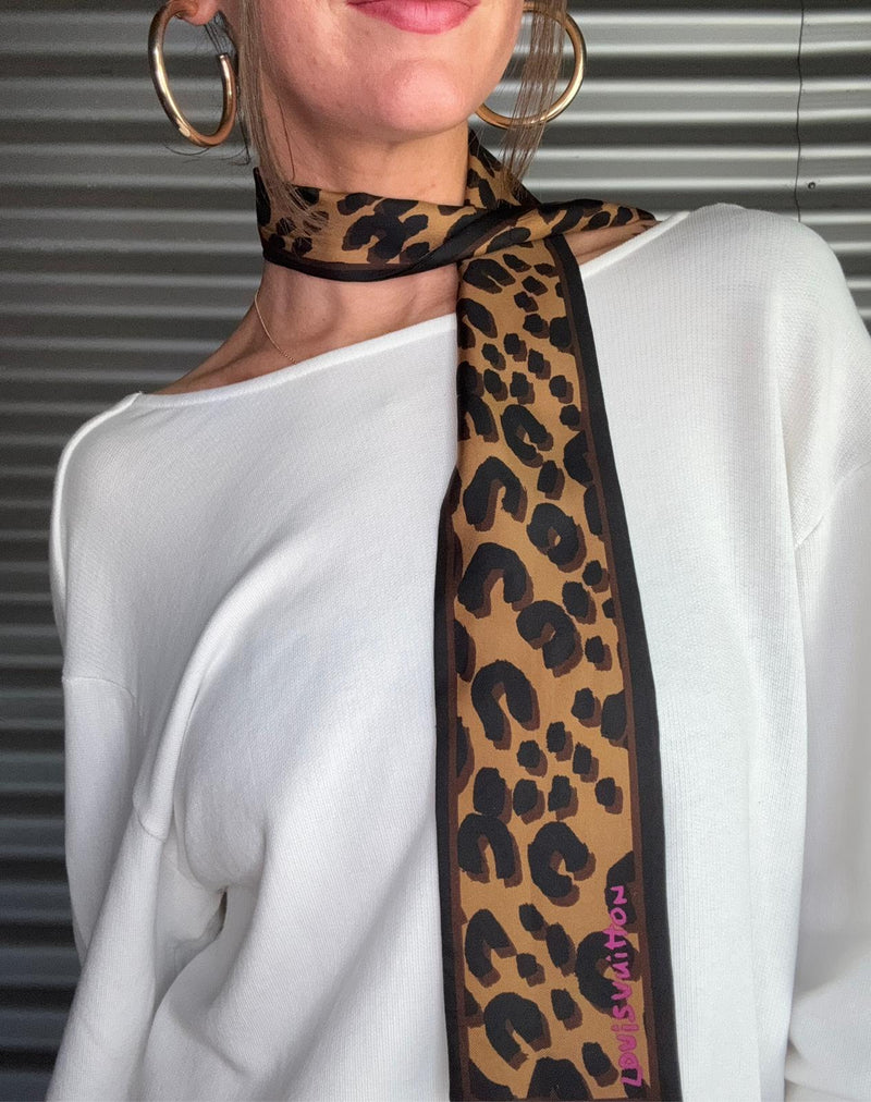 LOUIS VUITTON X STEPHEN SPROUSE Silk Bandeau Scarf