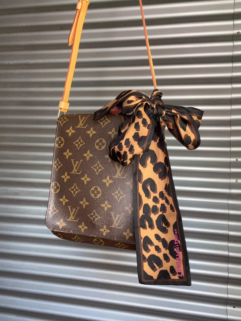 LOUIS VUITTON X STEPHEN SPROUSE Silk Bandeau Scarf