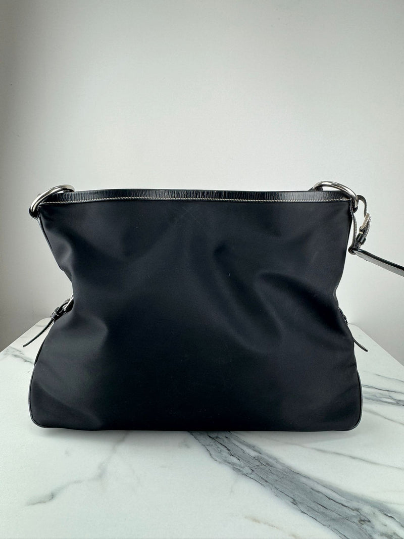 PRADA Tessuto Nylon Hobo Bag