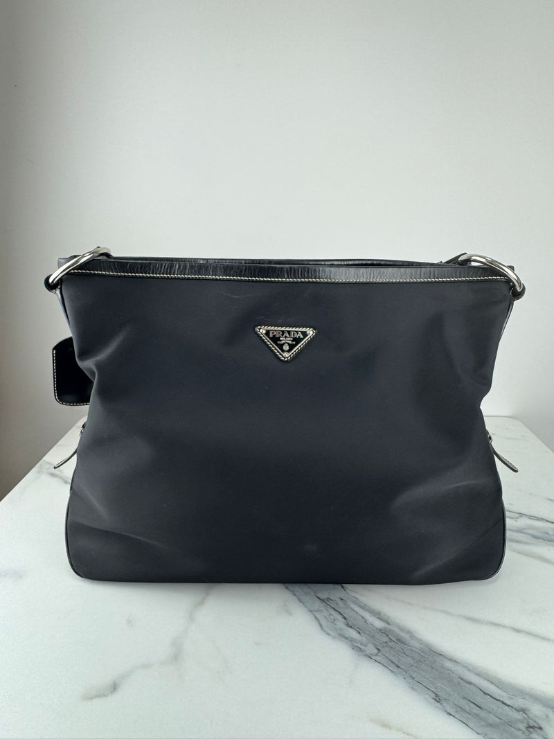 PRADA Tessuto Nylon Hobo Bag