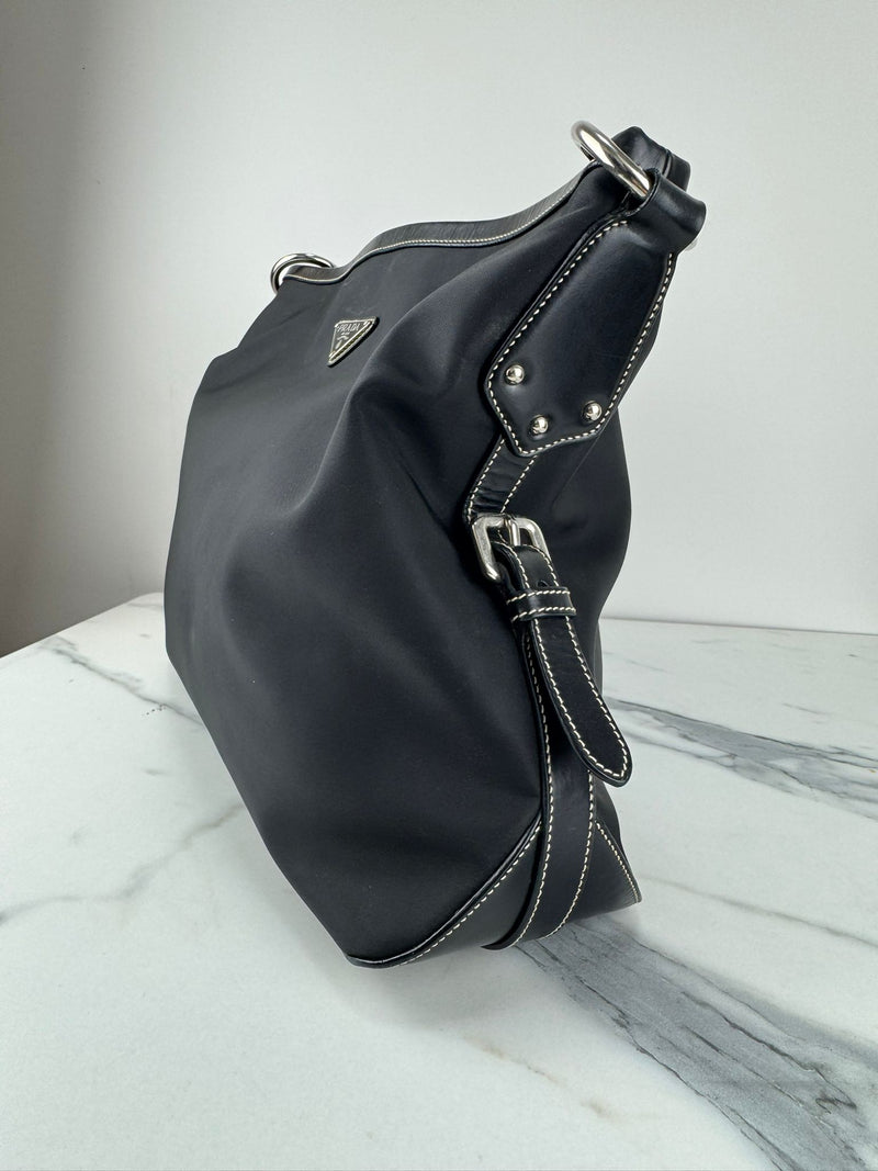 PRADA Tessuto Nylon Hobo Bag