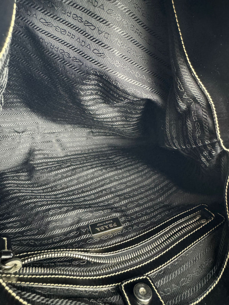 PRADA Tessuto Nylon Hobo Bag