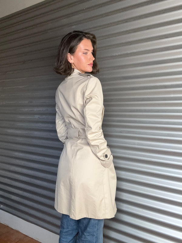 DIANE VON FURSTENBERG Trench Coat Size S