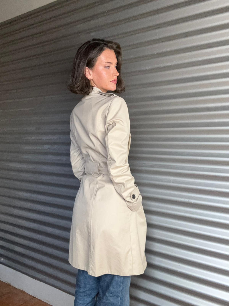 DIANE VON FURSTENBERG Trench Coat Size S