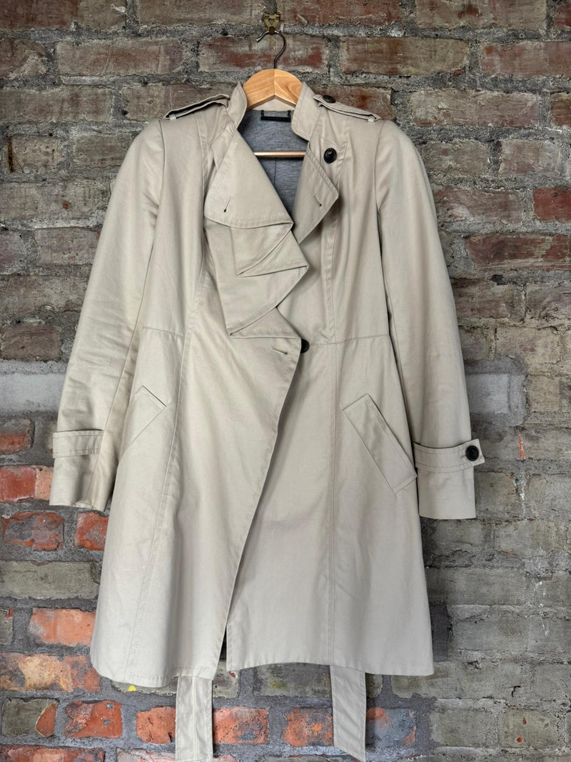 DIANE VON FURSTENBERG Trench Coat Size S