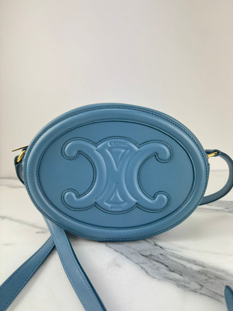 CELINE Cuir Triomphe Crossbody Bag
