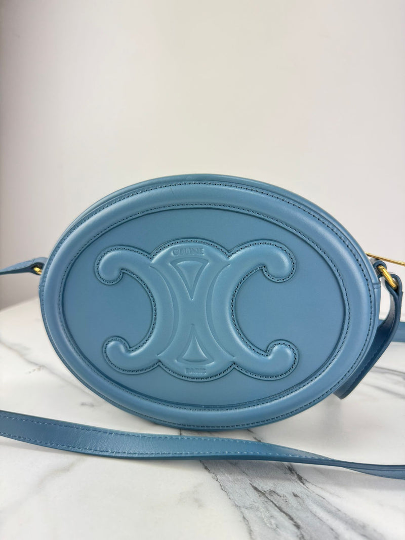 CELINE Cuir Triomphe Crossbody Bag