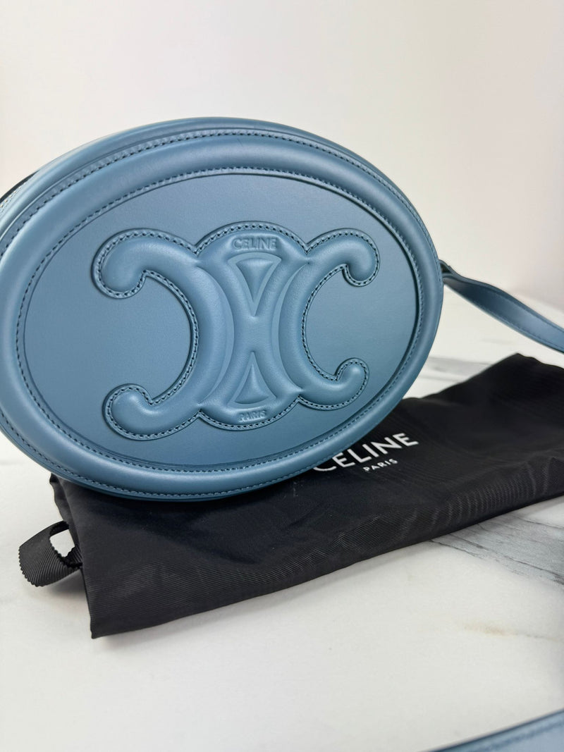 CELINE Cuir Triomphe Crossbody Bag
