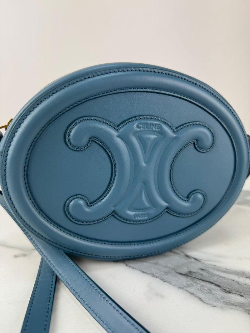 CELINE Cuir Triomphe Crossbody Bag