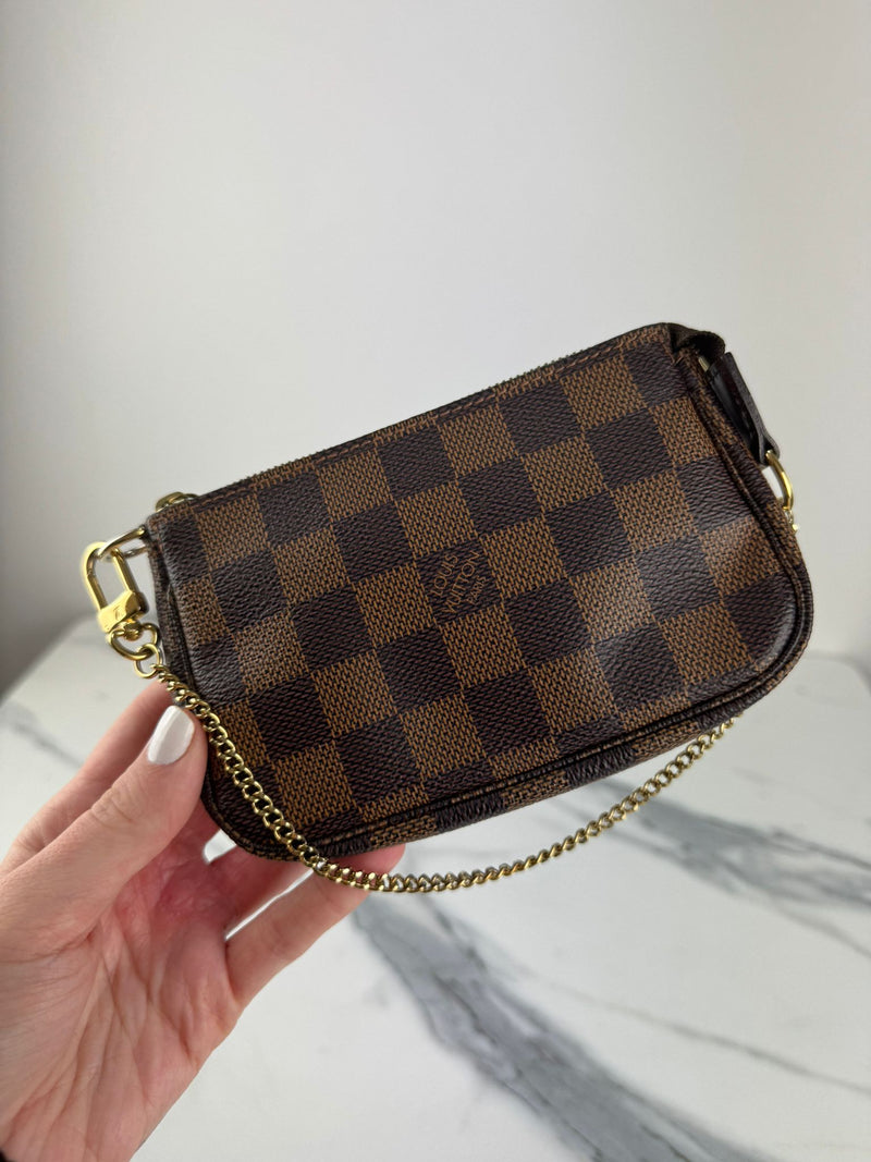 LOUIS VUITTON Damier Ebene Pochette