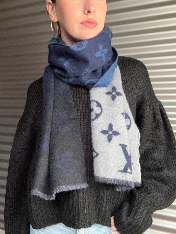 LOUIS VUITTON Dawn to Dusk Cashmere Scarf