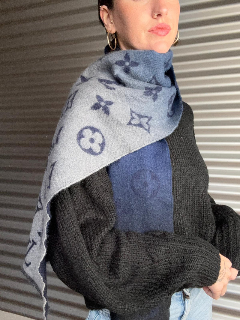 LOUIS VUITTON Dawn to Dusk Cashmere Scarf