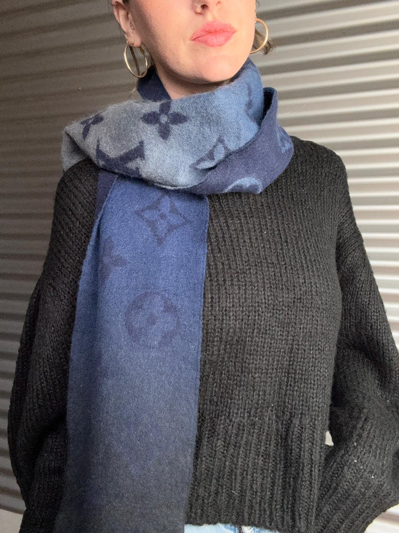 LOUIS VUITTON Dawn to Dusk Cashmere Scarf