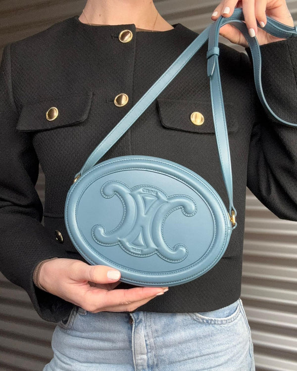 CELINE Cuir Triomphe Crossbody Bag