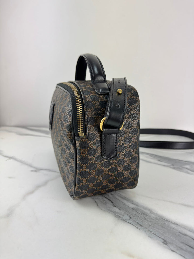 CELINE Triomphe Monogram Camera Bag
