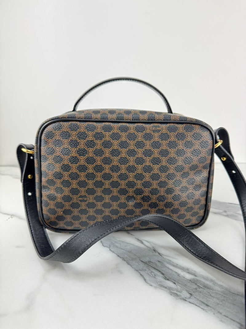 CELINE Triomphe Monogram Camera Bag