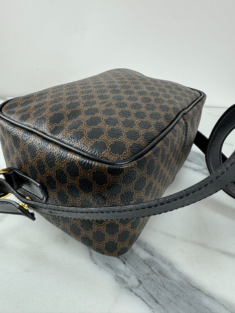 CELINE Triomphe Monogram Camera Bag