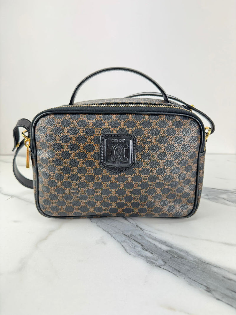 CELINE Triomphe Monogram Camera Bag