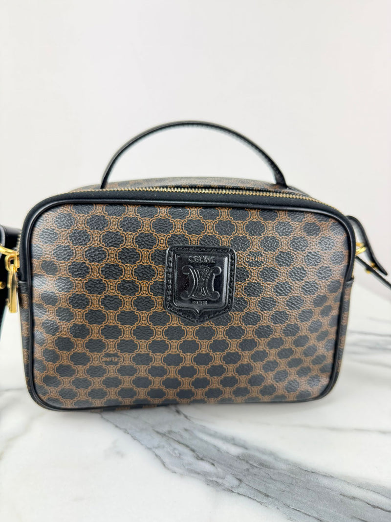CELINE Triomphe Monogram Camera Bag