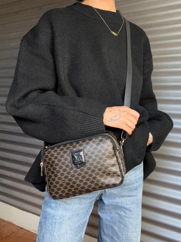 CELINE Triomphe Monogram Camera Bag
