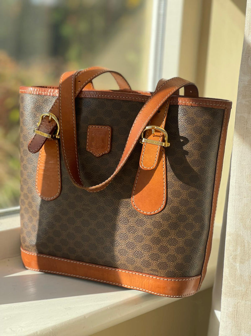 CÉLINE Macadam Shoulder Bag