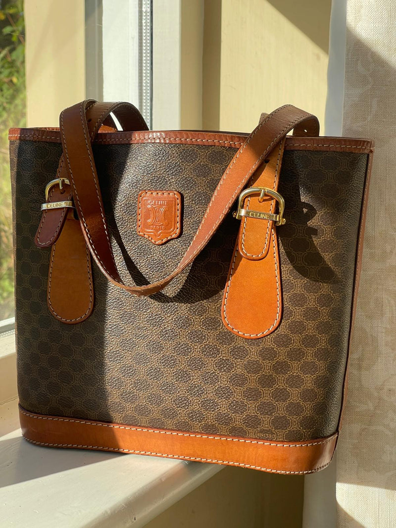 CÉLINE Macadam Shoulder Bag