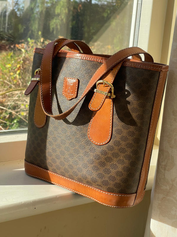 CÉLINE Macadam Shoulder Bag