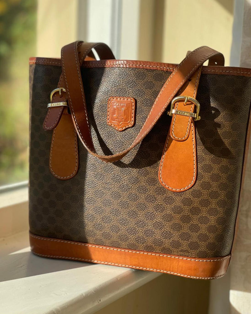 CÉLINE Macadam Shoulder Bag