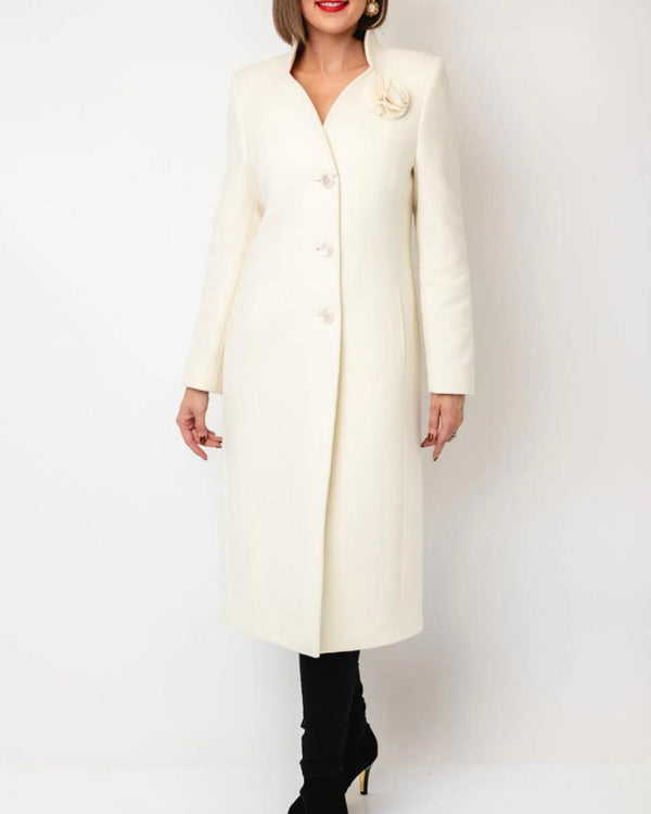 CHRISTINA FELIX Wool/Cashmere Blend Coat L