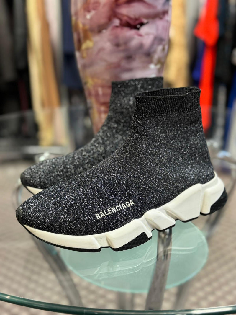 BALENCIAGA Speed Knit Trainers Size UK 7