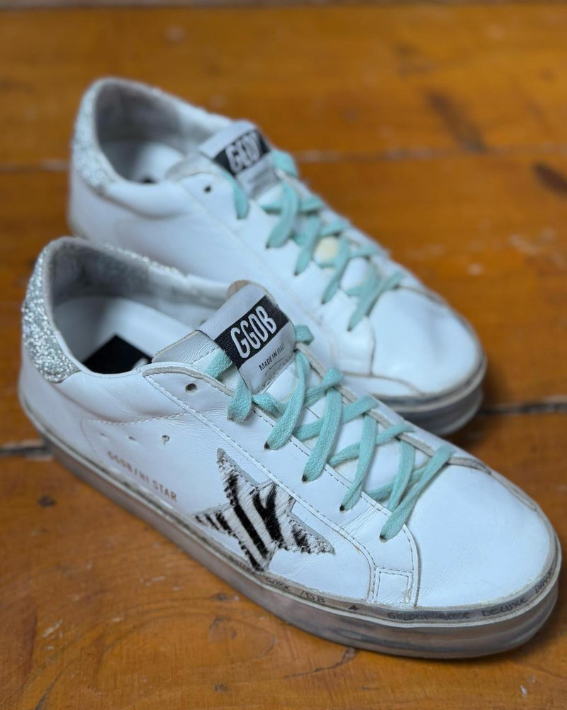 GOLDEN GOOSE Hi Star Sneakers Size 34