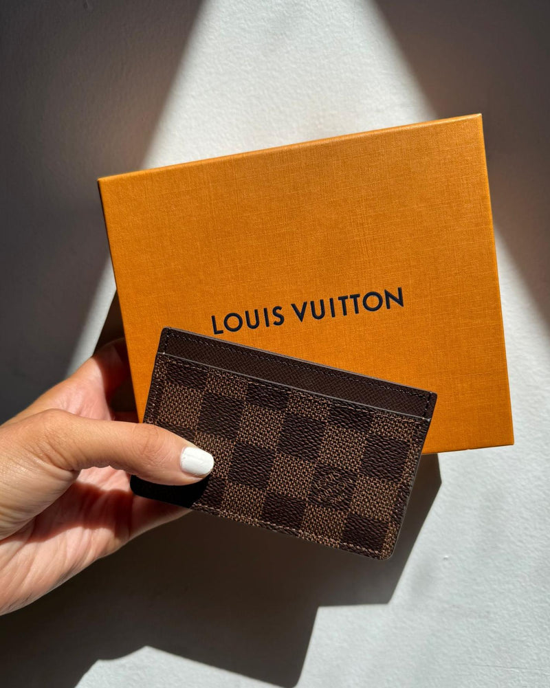 LOUIS VUITTON Damier Ebene Card Holder