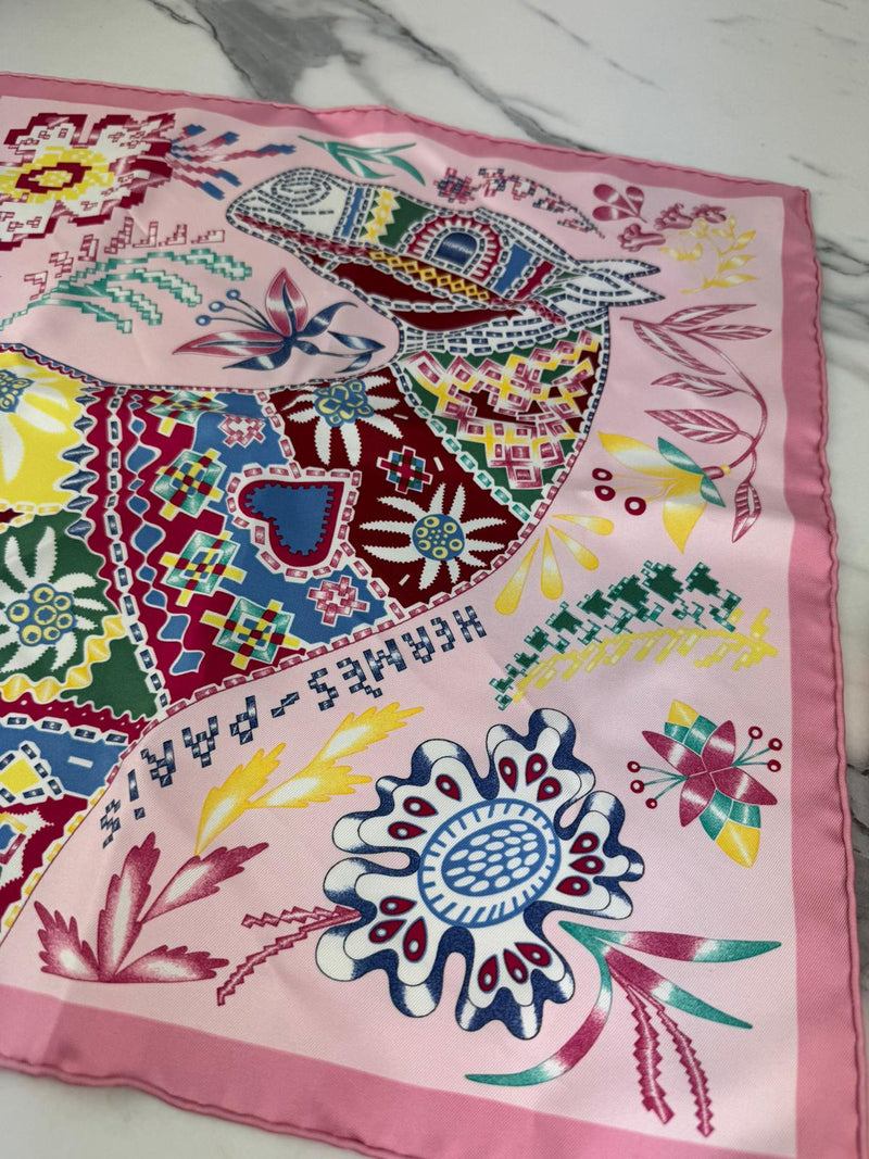 HERMES Silk Scarf
