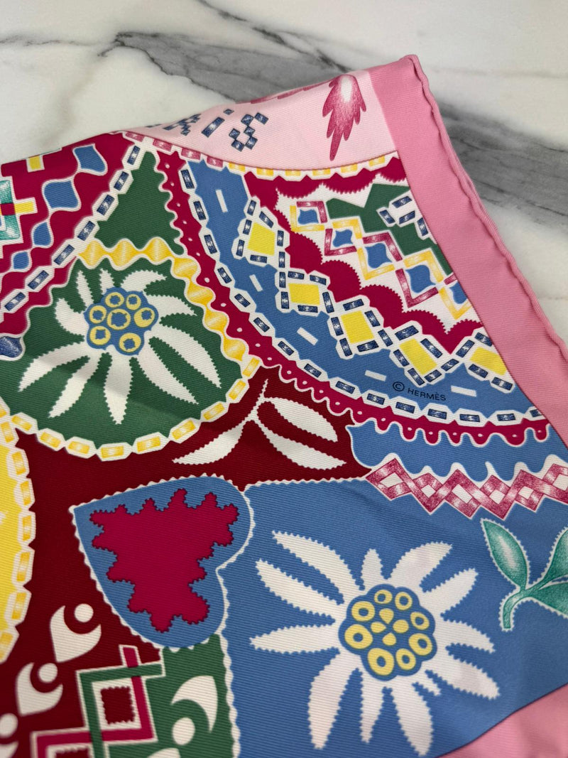 HERMES Silk Scarf
