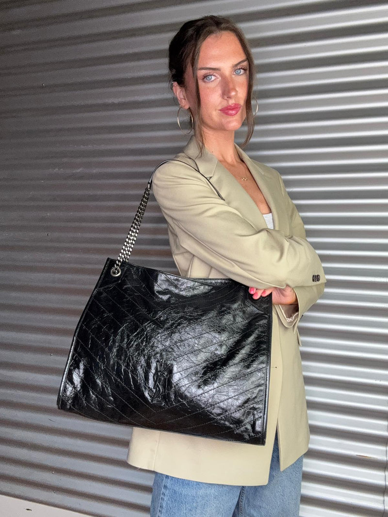 SAINT LAURENT Niki Shopper Bag