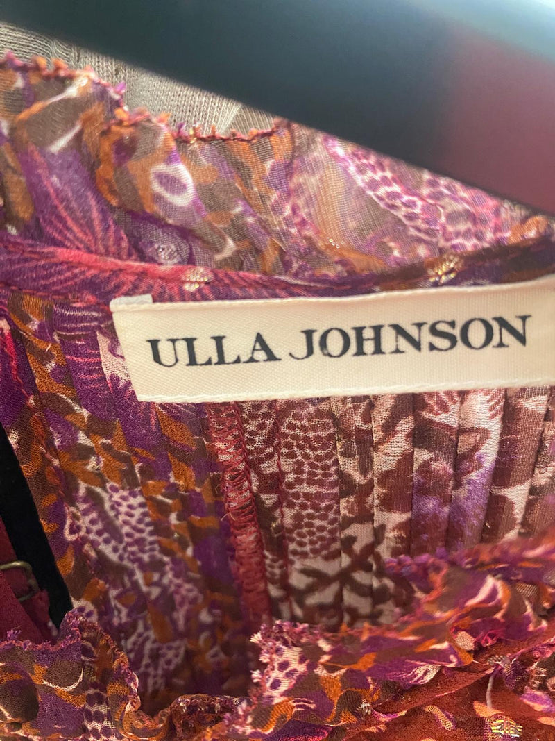 ULLA JOHNSON Silk Dress Size M