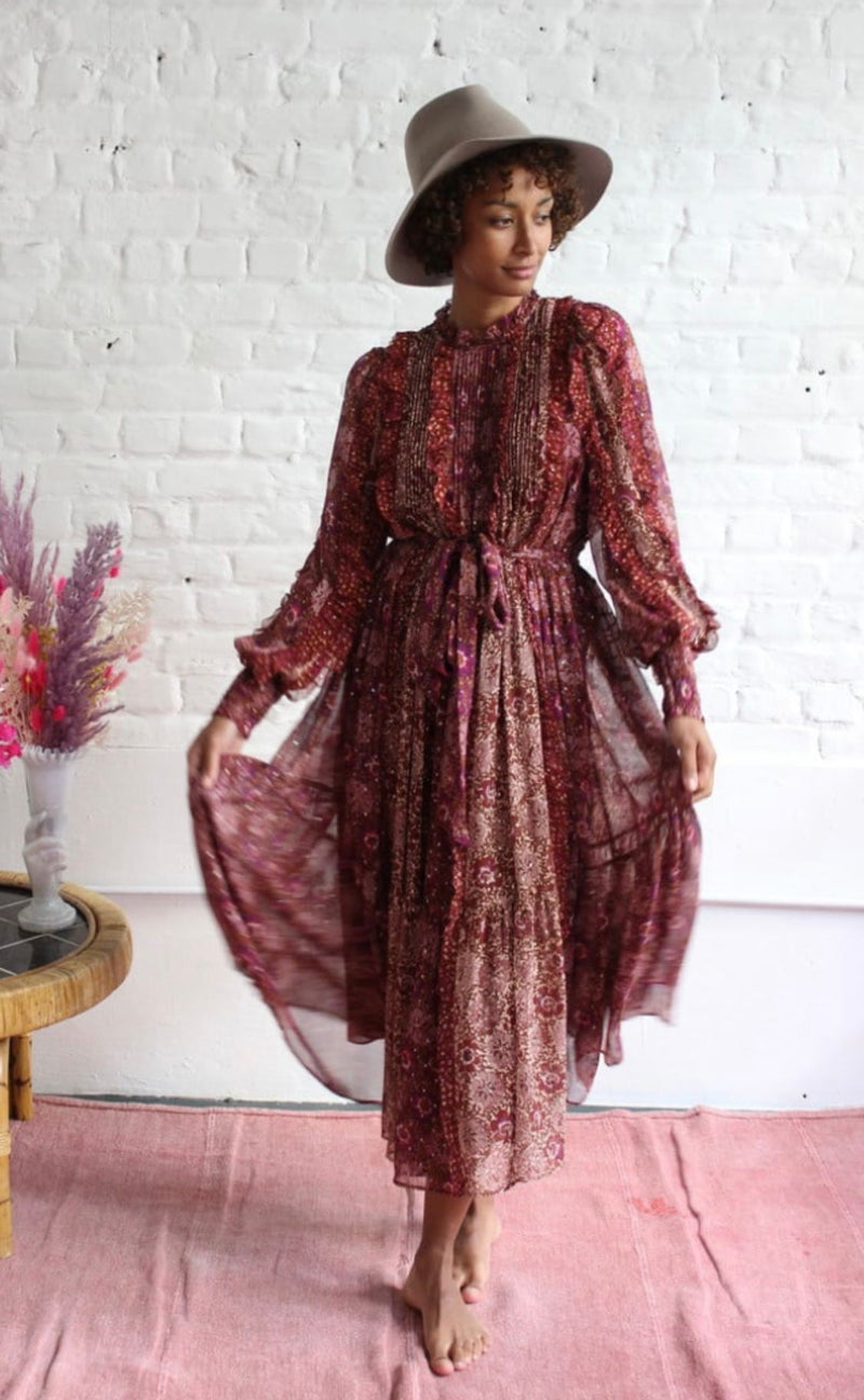 ULLA JOHNSON Silk Dress Size M