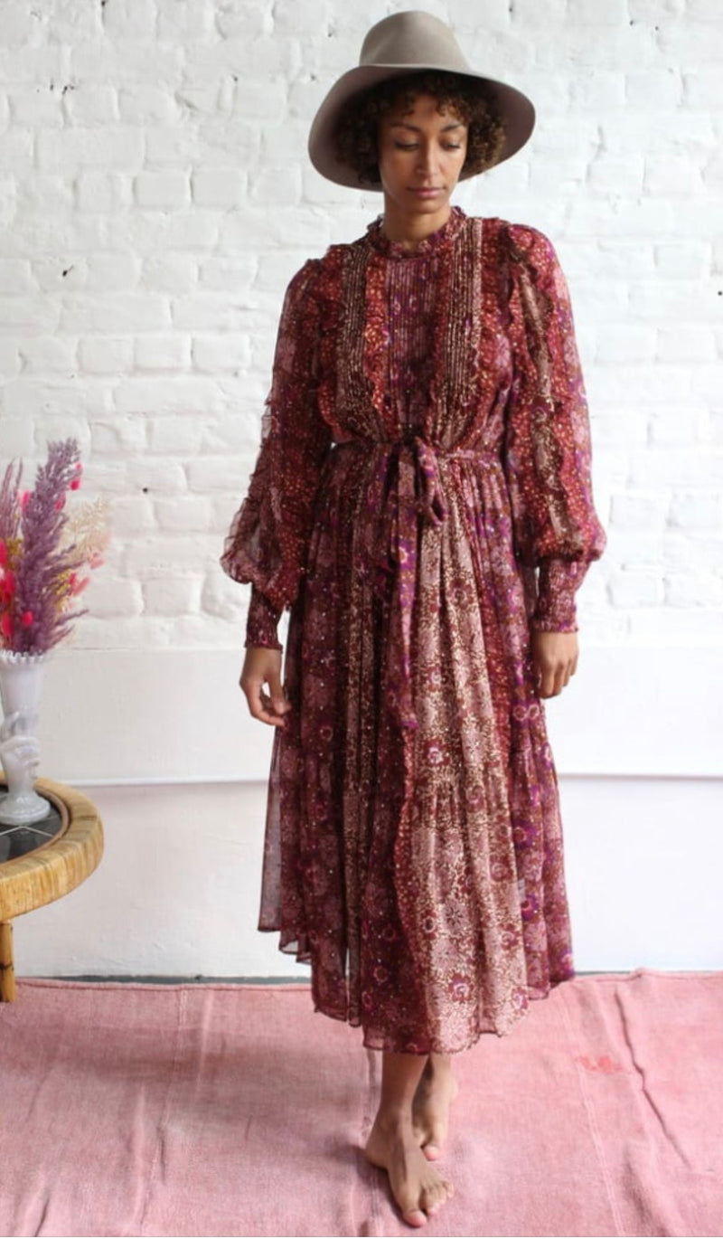 ULLA JOHNSON Silk Dress Size M