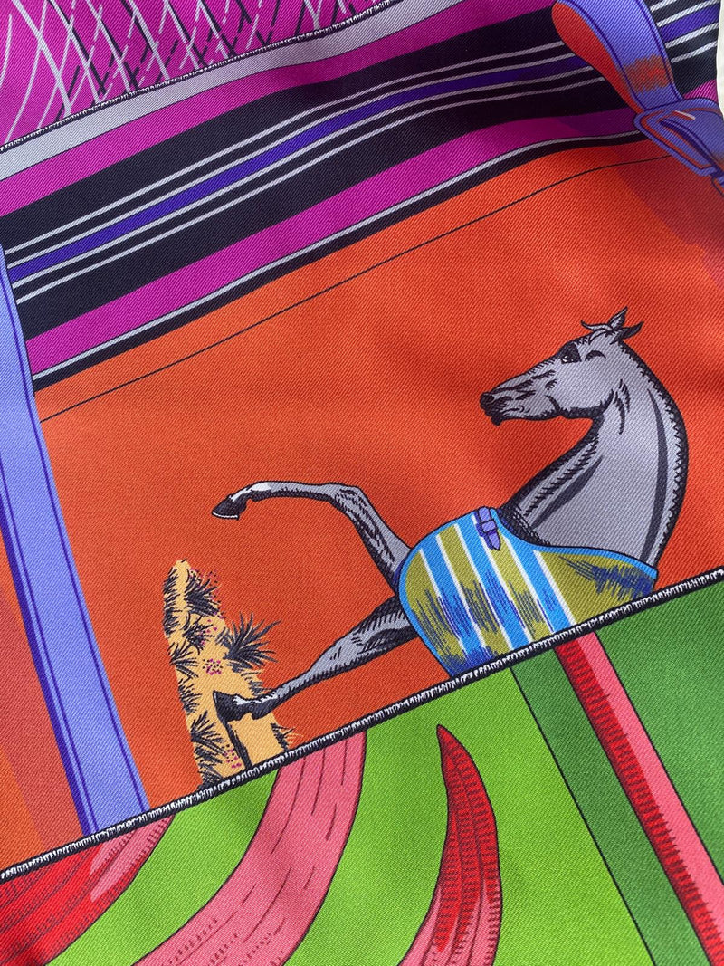 HERMES Silk Scarf