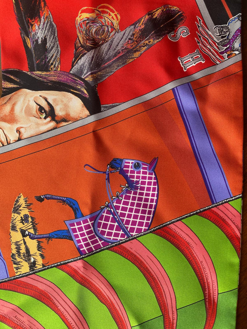 HERMES Silk Scarf