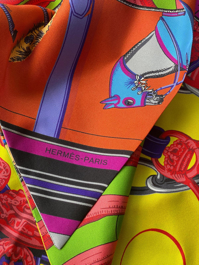 HERMES Silk Scarf