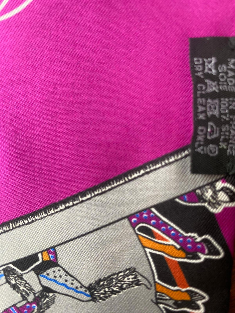 HERMES Silk Scarf