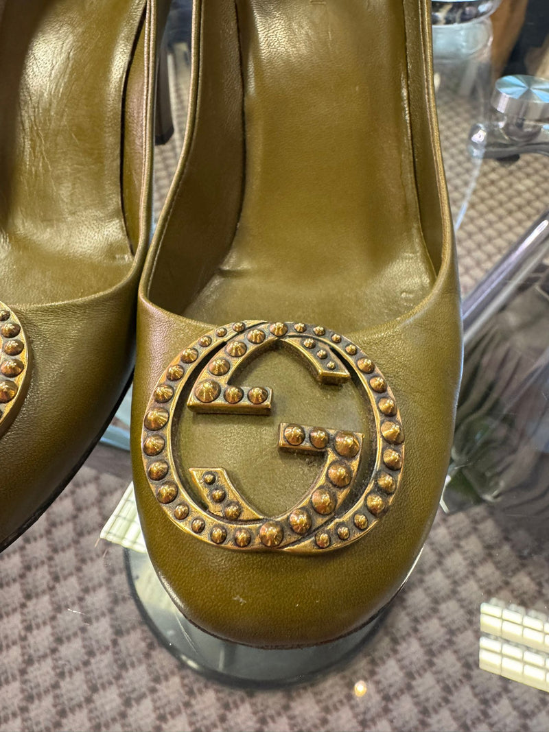 GUCCI GG Marmont Pumps Size UK 5.5