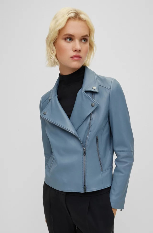 BOSS HUGO BOSS Faux Leather Jacket Size L