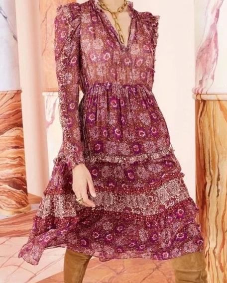 ULLA JOHNSON Silk Dress Size M