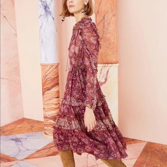 ULLA JOHNSON Silk Dress Size M