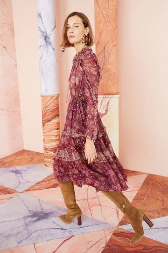 ULLA JOHNSON Silk Dress Size M