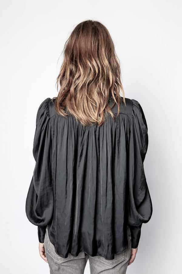 ZADIG & VOLTAIRE Satin Shirt Size M